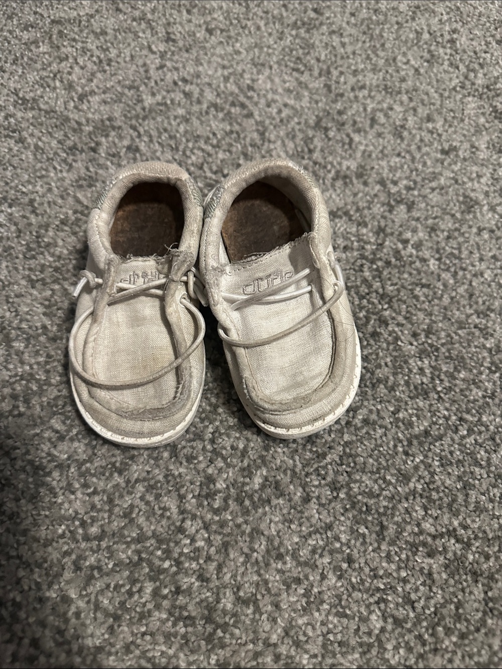 Stride Rite Toddler Slip-On Loafers in Light Beige